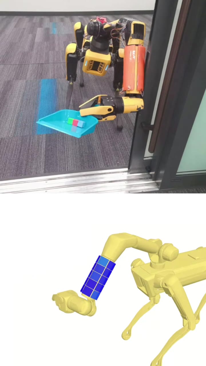 Printed skin: opening a door — short animated preview