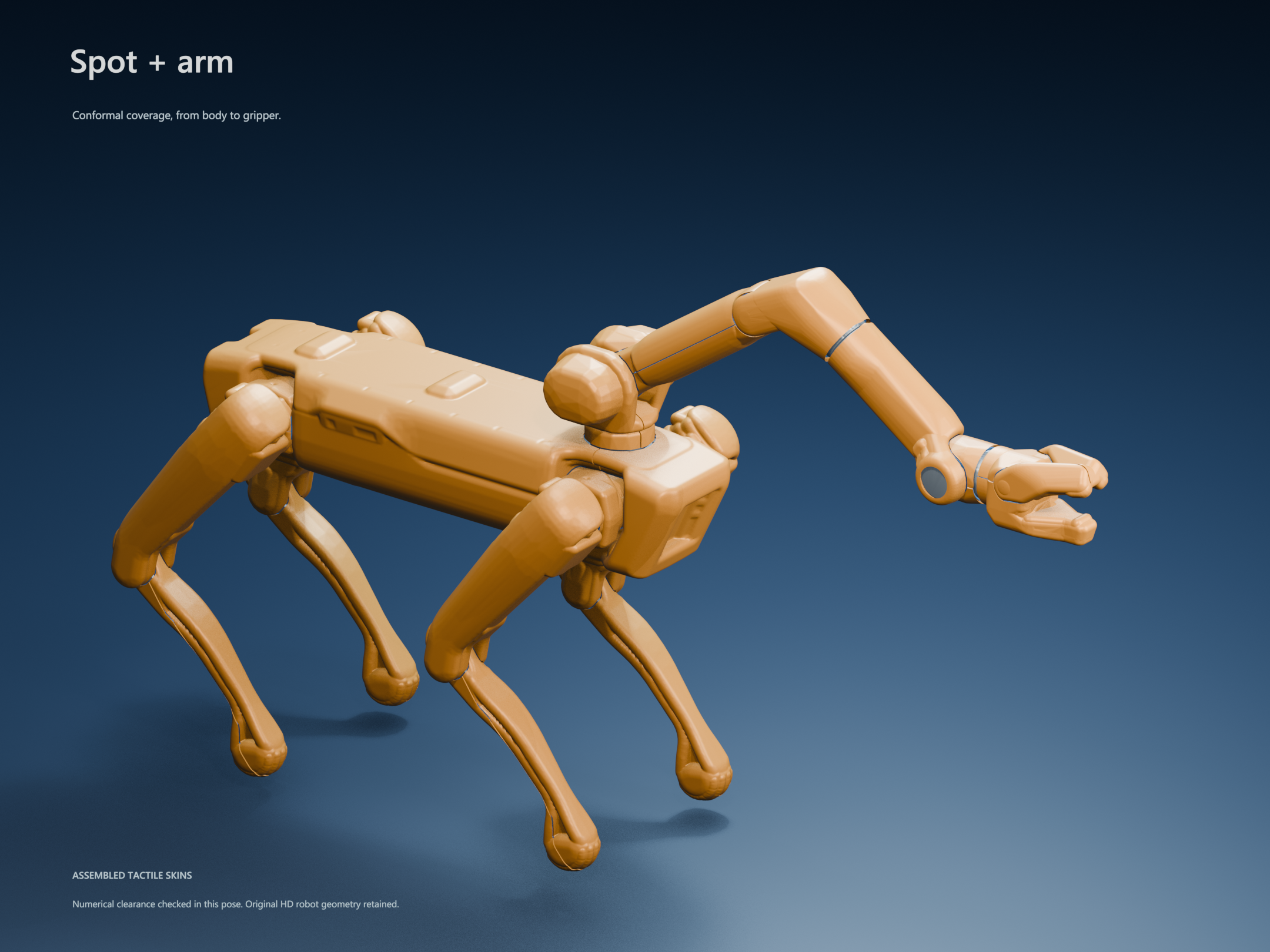 Robot-Wide Tactile Skin Design